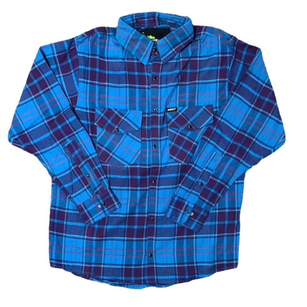 NWT Mint Speed Shop Flannel